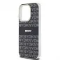 Kryt DKNY Repeat Texture Pattern Stripe na Apple iPhone 15 Pro Max MagSAFE  Čierny