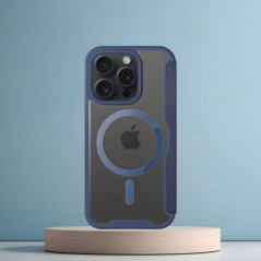 Peňaženkové puzdro Smart Mag Book na Apple iPhone 16 Pro Max Elegant  MagSAFE  Modrý