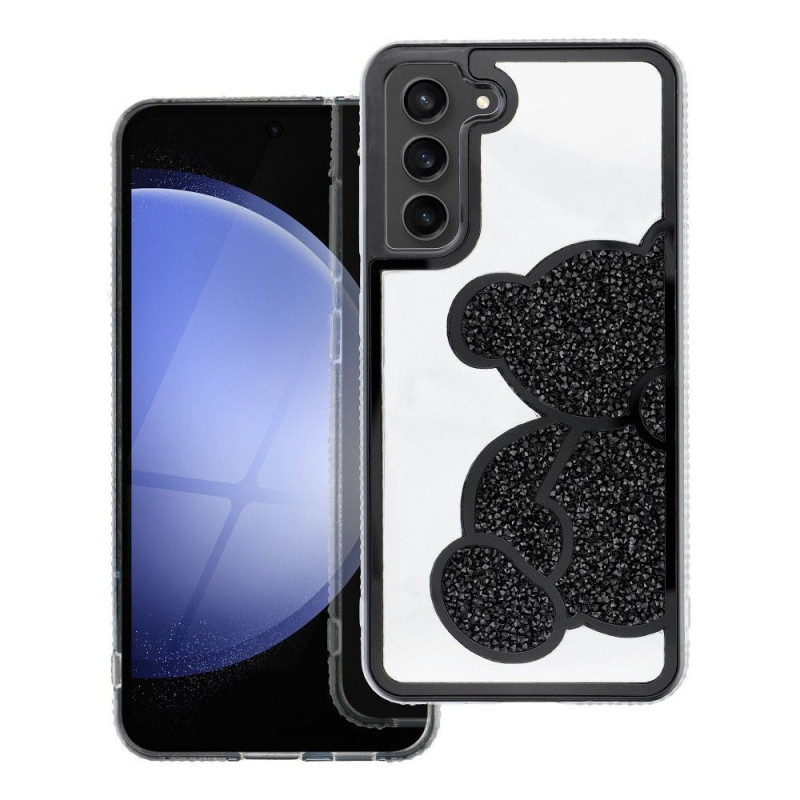 Kryt Teddy bear na Samsung Galaxy A55 Čierny