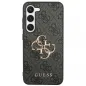 Kryt Guess Leather 4G Metal Logo na Samsung Galaxy S24 PLUS Čierny