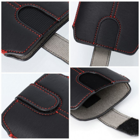 Univerzálne puzdro Pocket Case Ultra Slim M4 na Apple iPhone 13 Pro Čierny