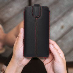 Univerzálne puzdro Pocket Case Ultra Slim M4 na Samsung Galaxy A71 LTE Čierny