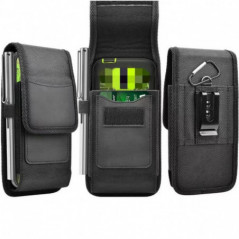 Univerzálne puzdro, Vertikálne puzdro Vertical Belt Holster OXFORD na Apple iPhone 13 mini Čierny