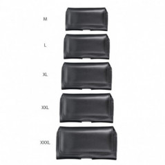 Univerzálne puzdro, Horizontálne puzdro, Puzdro na opasok ROYAL Crazy Horse na Samsung Galaxy S10 Čierny 