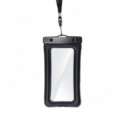 Vodotesné puzdro Airbag na mobil so zapínaním – čierne