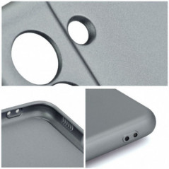 Kryt Metallic na Apple iPhone 15 Pro Šedý