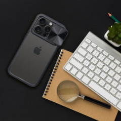 Kryt Slider na Apple iPhone 16 Pro Max Čierny