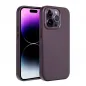 Kryt Leather Mag Cover na Apple iPhone 16 Pro Max Elegant  MagSAFE  Tmavo fialový (violet)