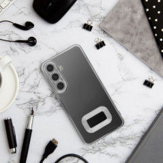 Kryt Glam na Samsung Galaxy A34 Strieborný 