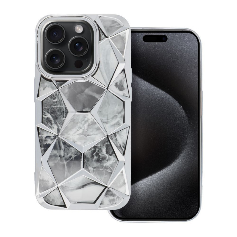 Kryt Twinki na Apple iPhone 15 Pro Strieborný