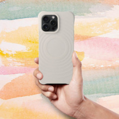 Kryt Silicone Zephyr Mag na Apple iPhone 13 Elegant  MagSAFE  Biely