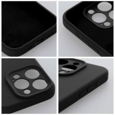 Kryt Silicone 2mm na Apple iPhone 15 Pro Čierny