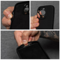 Kryt Silicone 2mm na Apple iPhone 15 Pro Čierny