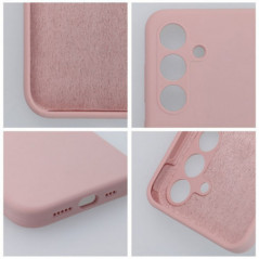 Kryt Silicone 2mm na Samsung Galaxy A34 Pieskovo ružový