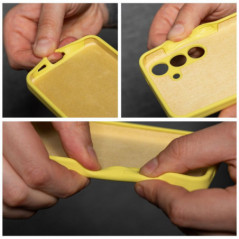 Kryt Silicone 2mm na Samsung Galaxy A34 Citrónová