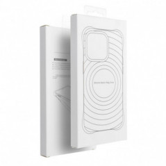 Kryt Silicone Zephyr Mag na Apple iPhone 15 Pro Elegant  MagSAFE  Biely