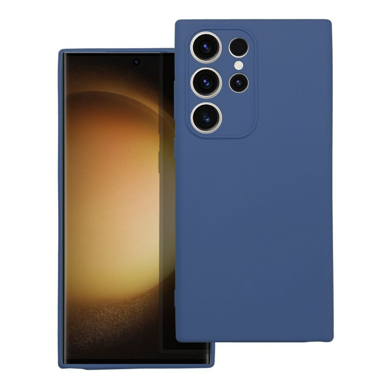 Kryt Silicone na Samsung Galaxy S23 Ultra 5G Elegant  Modrý