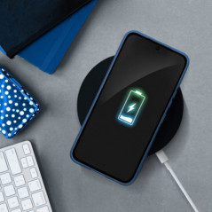 Kryt Silicone na Samsung Galaxy S23 Ultra 5G Elegant  Modrý