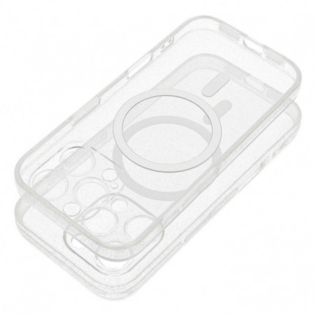 Kryt Clear Mag Cover na Apple iPhone 15 Plus MagSAFE  Transparentný