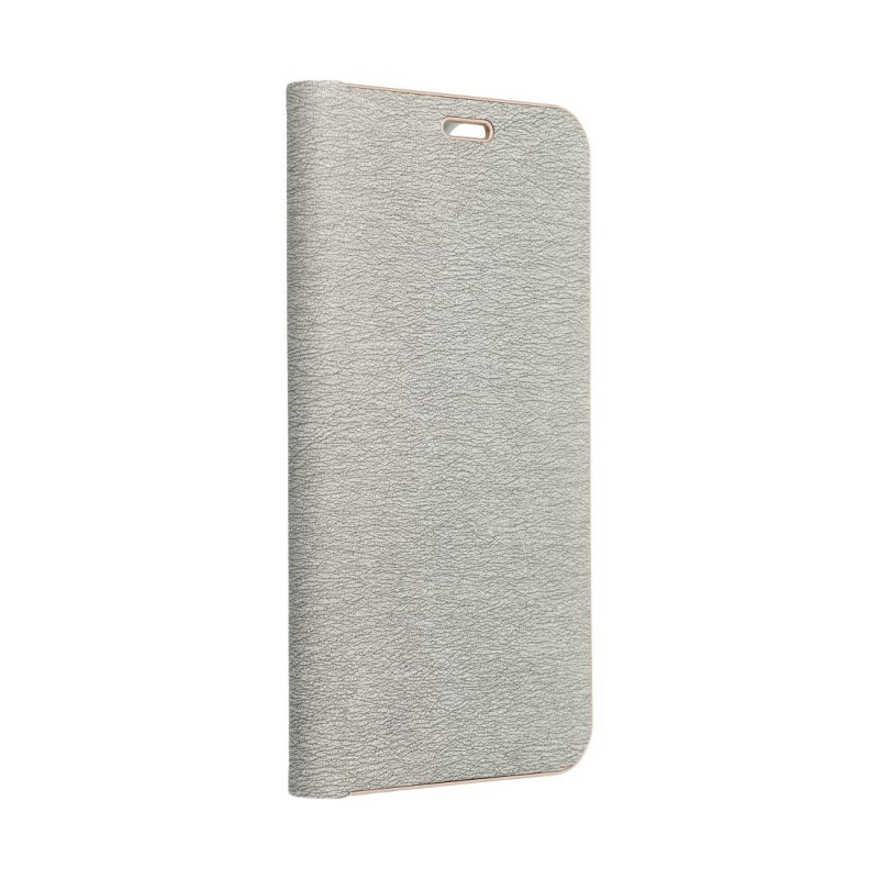 Peňaženkové puzdro LUNA Book Gold na Apple iPhone 16 Plus Elegant  Strieborný
