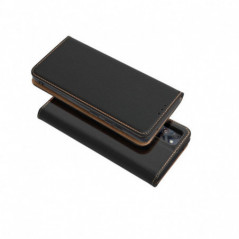 Peňaženkové puzdro Leather case SMART PRO na Apple iPhone 16 Pro Max Elegant  Čierny