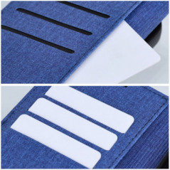 Peňaženkové puzdro GOMMA na Samsung Galaxy A41 Elegant  Modrý