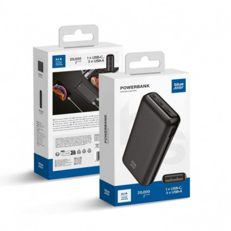 Blue Star Power bank W2015 20000 mAh 2.1A čierna