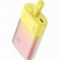 Baseus PPKDC05I 5200 mAh so vstavaným káblom Lightning + kábel Typ C až Typ C PD QC 2,4A 20W