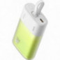 Baseus PPKDC05I 5200 mAh so vstavaným káblom Lightning + kábel Typ C až Typ C PD QC 2,4A 20W