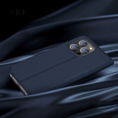 Kryt Dux Ducis Leather na Apple iPhone 15 Pro Max Čierny