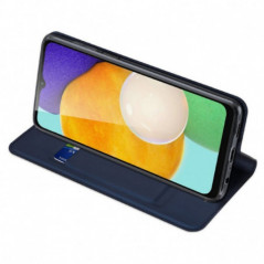 Kryt Dux Ducis Leather na Samsung Galaxy A14 LTE Modrý