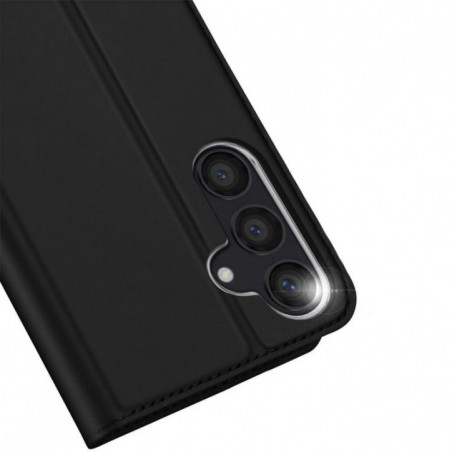 Kryt Dux Ducis Leather na Samsung Galaxy S24 Čierny