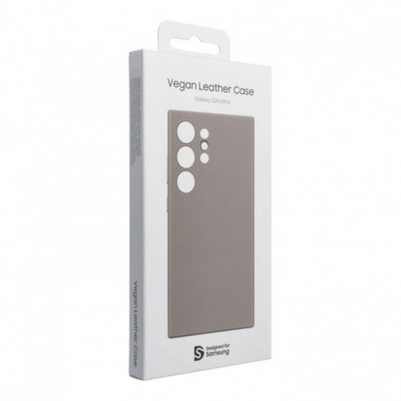 Kryt Samsung Leather na Samsung Galaxy S24 ULTRA Čierny