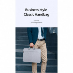 Dux Ducis taška LBTC na notebook 15.5-16in Horizontal Handbag svetlo šedá