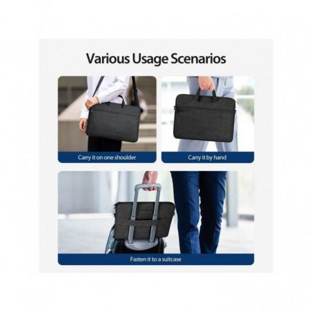 Dux Ducis puzdro LBJB na notebook 15.5-16in Ramenná taška čierna