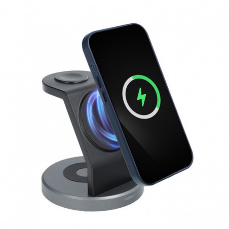 Kryt Leather Mag Cover na Samsung Galaxy S25 Elegant  MagSAFE  Indigový modrý