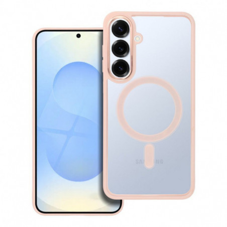 Kryt Color Edge Mag na Samsung Galaxy S25 Plus MagSAFE  Ružový