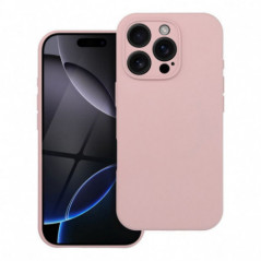 Kryt Silicone 2mm na Apple iPhone 16 Pro Pieskovo ružový