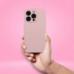 Kryt Silicone 2mm na Apple iPhone 16 Pro Max Pieskovo ružový