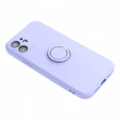 Kryt Silicone ring na Apple iPhone 16e Fialový (Violet)