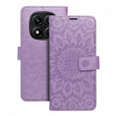 Peňaženkové puzdro MEZZO Book na XIAOMI Redmi Note 14 Pro 4G Fialový (Purple)