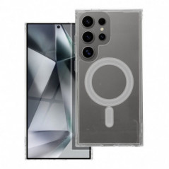 Kryt Clear Mag Cover na Samsung Galaxy S22 MagSAFE Transparentný