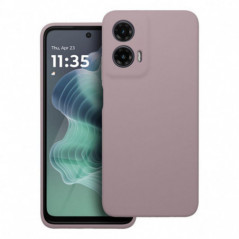 Kryt Silicone 2mm na Motorola Moto G35 Pieskovo ružový