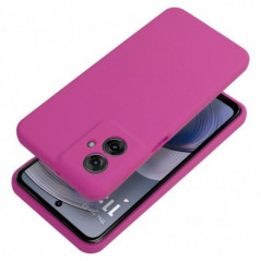 Kryt Silicone 2mm na Motorola Moto G55 Ružový