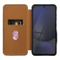 Peňaženkové puzdro FOLIO Side Magnet na Motorola Moto G35 Elegant, Karbónový vzor  Modrý