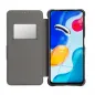Peňaženkové puzdro Razor Book na XIAOMI Redmi Note 14 4G Uhlíkové vlákno, Karbónový vzor  Modrý