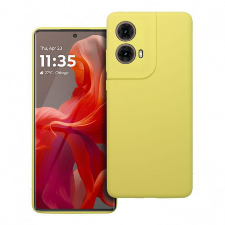 Kryt Silicone 2mm na Motorola Moto G85 Citrónová