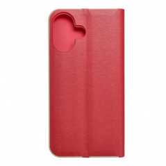 Peňaženkové puzdro LUNA Book Gold na Apple iPhone 17 Elegant  Červený