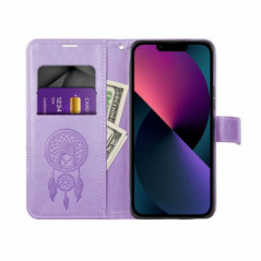 Peňaženkové puzdro MEZZO Book na Apple iPhone 17 Fialový (Purple)