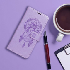Peňaženkové puzdro MEZZO Book na Apple iPhone 17 Fialový (Purple)